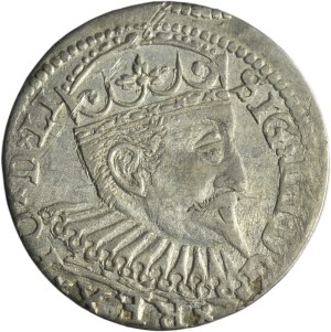 Sigismund III Vasa, 3 Groschen Riga 1598 - no punctuation between DG