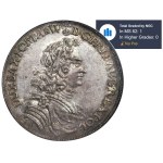 Augustus II the Strong, Thaler Dresden 1705 ILH - NGC MS62 - VERY RARE