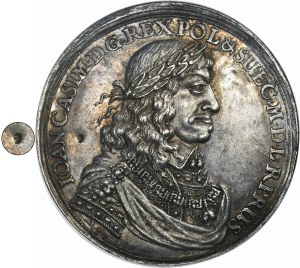 Jan II Casimir, Peace Medal in Oliwa 1660 - NGC MS60 - RARE, ex. Potocki