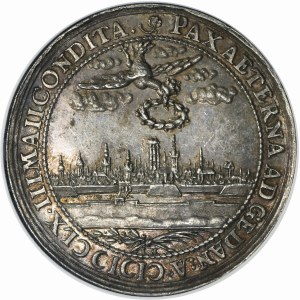 Jan II Casimir, Peace Medal in Oliwa 1660 - NGC MS60 - RARE, ex. Potocki