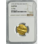 Poniatowski, Ducat Warsaw 1773 AP - NGC CLIPPED