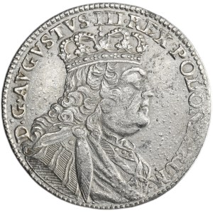 Augustus III of Poland, 18 Groschen Leipzig 1754 EC