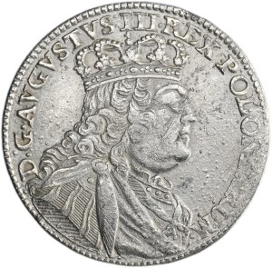 Augustus III of Poland, 18 Groschen Leipzig 1754 EC