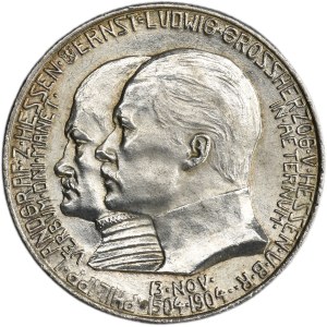 Germany, Hessen-Darmstadt, Ernst Ludwig, 2 Mark Berlin 1904 A