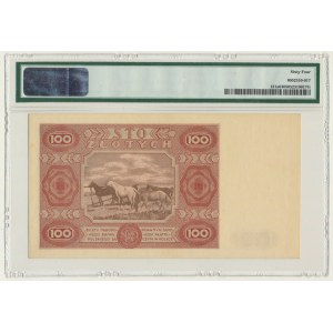 100 złotych 1947 - E - PMG 64