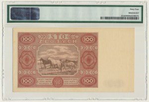 100 złotych 1947 - E - PMG 64