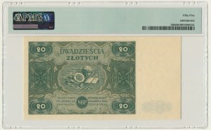 20 złotych 1947 - A - PMG 55