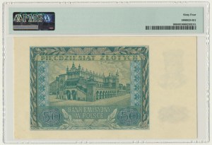 50 złotych 1940 - A - PMG 64