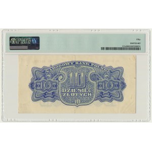 10 złotych 1944 ...owe - Bb - PMG 50
