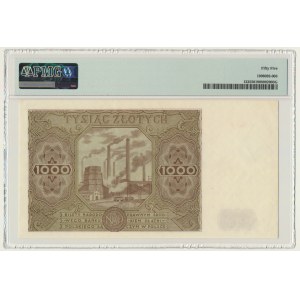 1.000 złotych 1947 - F - PMG 55