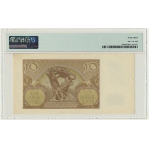 10 złotych 1940 - H - PMG 63 - rzadsza seria