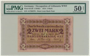 Kowno, 2 Mark 1918 - A - PMG 50 NET