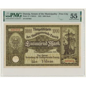 Gdańsk, 1.000 marek 1922 - PMG 55