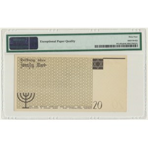 20 Mark 1940 - no. 1 without watermark - PMG 64 EPQ