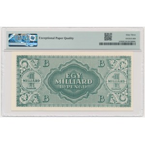 Węgry. 1 miliard B-pengo 1946 - PMG 63 EPQ - RZADKI