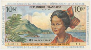 French Antilles, 10 Francs (1964)