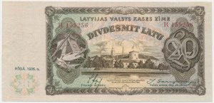 Latvia, 20 Latu 1936 - PMG 58