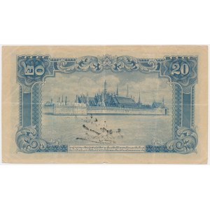 Tajlandia, 20 bahtów (1942) - RZADKI