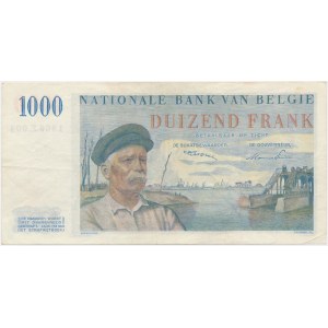 Belgium, 1.000 Francs 1950