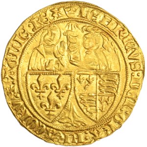 France, Henry VI, Salut d'or Paris undated - VERY RARE