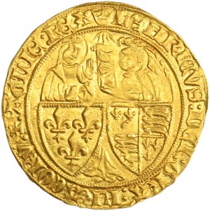 France, Henry VI, Salut d'or Paris undated - VERY RARE