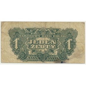 1 złoty 1944 ...owym - XE - DESTRUKT - PODWÓJNY REWERS