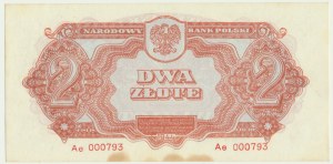 2 or 1944 ...owym - Ae 000793 - faible numéro de série