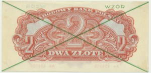 2 złote 1944 ...owym - WZÓR - Ae 494... -