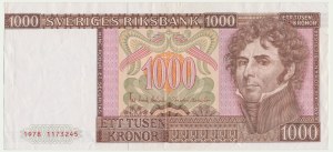Sweden, 1.000 Kroner 1978