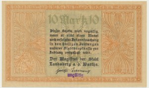 Gorzow Wielkopolski (Landsberg), 10 Mark - UNGULTIG