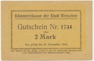 Wrzesnia (Wreschen), 1 Mark 1914
