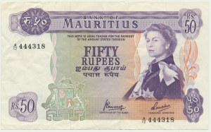 Mauritius, 50 Rupees (1967)