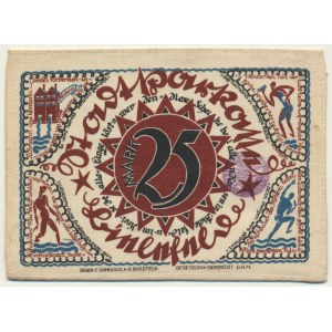 Germany, Bielefeld, 25 Mark 1921 - silk -