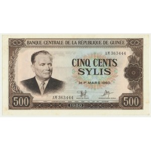 Gwinea, 500 sylis 1980