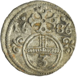 Silesia, Habsburg rule, Leopold I, Gröschel Oppeln 1686 - RARER