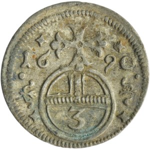 Silesia, Habsburg rule, Leopold I, Gröschel Oppeln 1690 - RARE