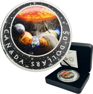 Canada, Elizabeth II, 50 Dollars Ottawa 2021 - Solar System