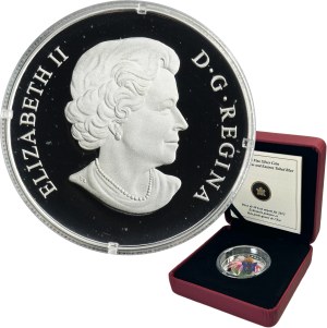 Canada, Elizabeth II, 20 Dollars Ottawa 2013 - Purple Coneflower and Butterfly