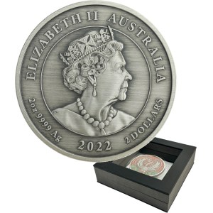 Australia, Elizabeth II, 2 Dollars Perth 2022 P - Black Swan Maali