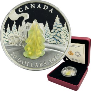 Canada, Elizabeth II, 20 Dollars Ottawa 2017 - Snow-Covered Trees