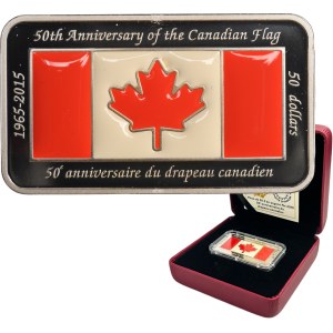 Canada, Elizabeth II, 50 Dollars Ottawa 2015 - Canadian Flag