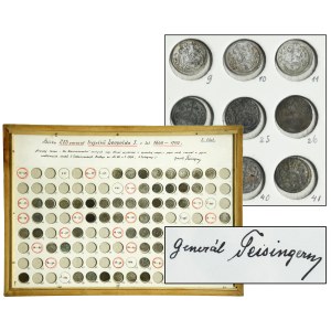 Collection of Silesian grechels of Leopold I in two beautiful plates (approx. 154 pieces)