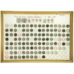 Collection of Silesian grechels of Leopold I in two beautiful plates (approx. 154 pieces)