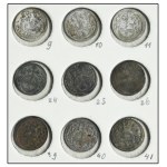 Collection of Silesian grechels of Leopold I in two beautiful plates (approx. 154 pieces)