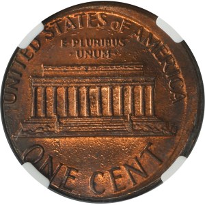 MINT ERROR, USA, 1 Cent 1983 D - NGC MS64 RB