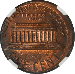 DESTRUKT, USA, 1 Cent 1983 D - NGC MS64 RB