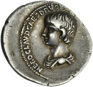 Roman Imperial, Claudius and Nero, Denarius