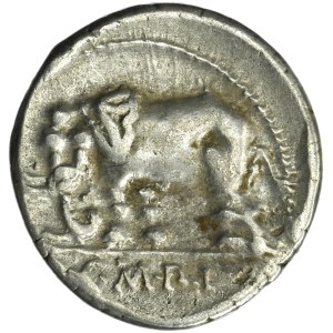 Roman Republic, Q. Caecilius Metellus Pius, Denarius - ex. Red Ox Collection