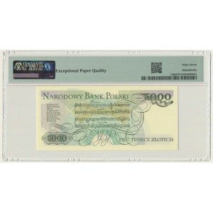 5.000 złotych 1986 - BE - PMG 67 EPQ