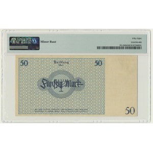50 Mark 1940 - no. 1 - PMG 58
